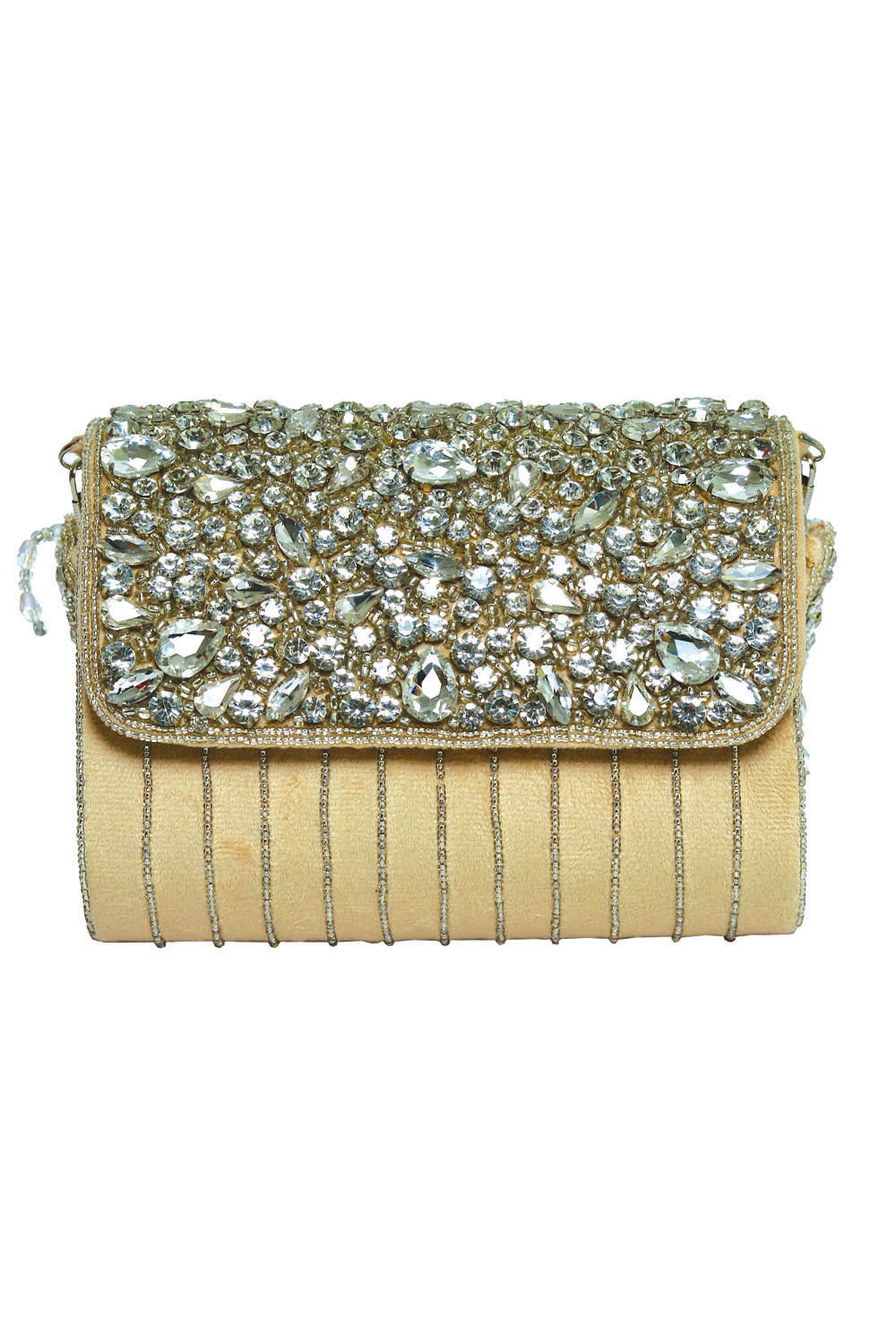 Women_Cream-Coloured_Silver-Toned_Embroidered_Tasselled_Purse_Clutch_nidhi_rathi