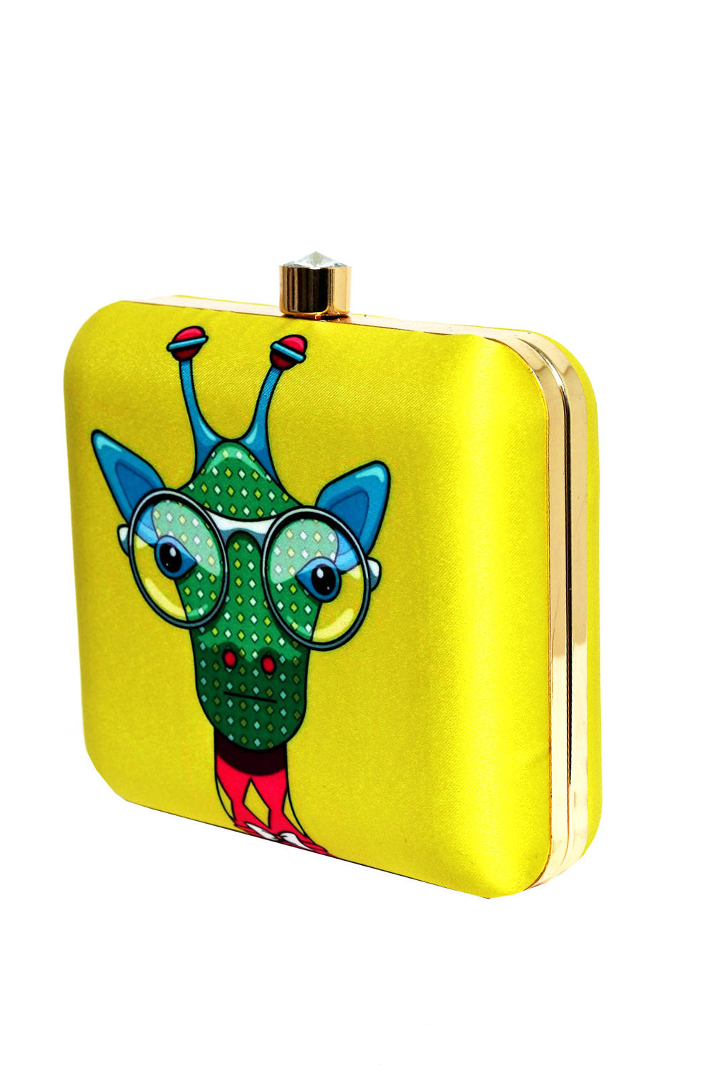 Nidhi_Rathi_Women_Green_Yellow_Printed_Box_Clutch
