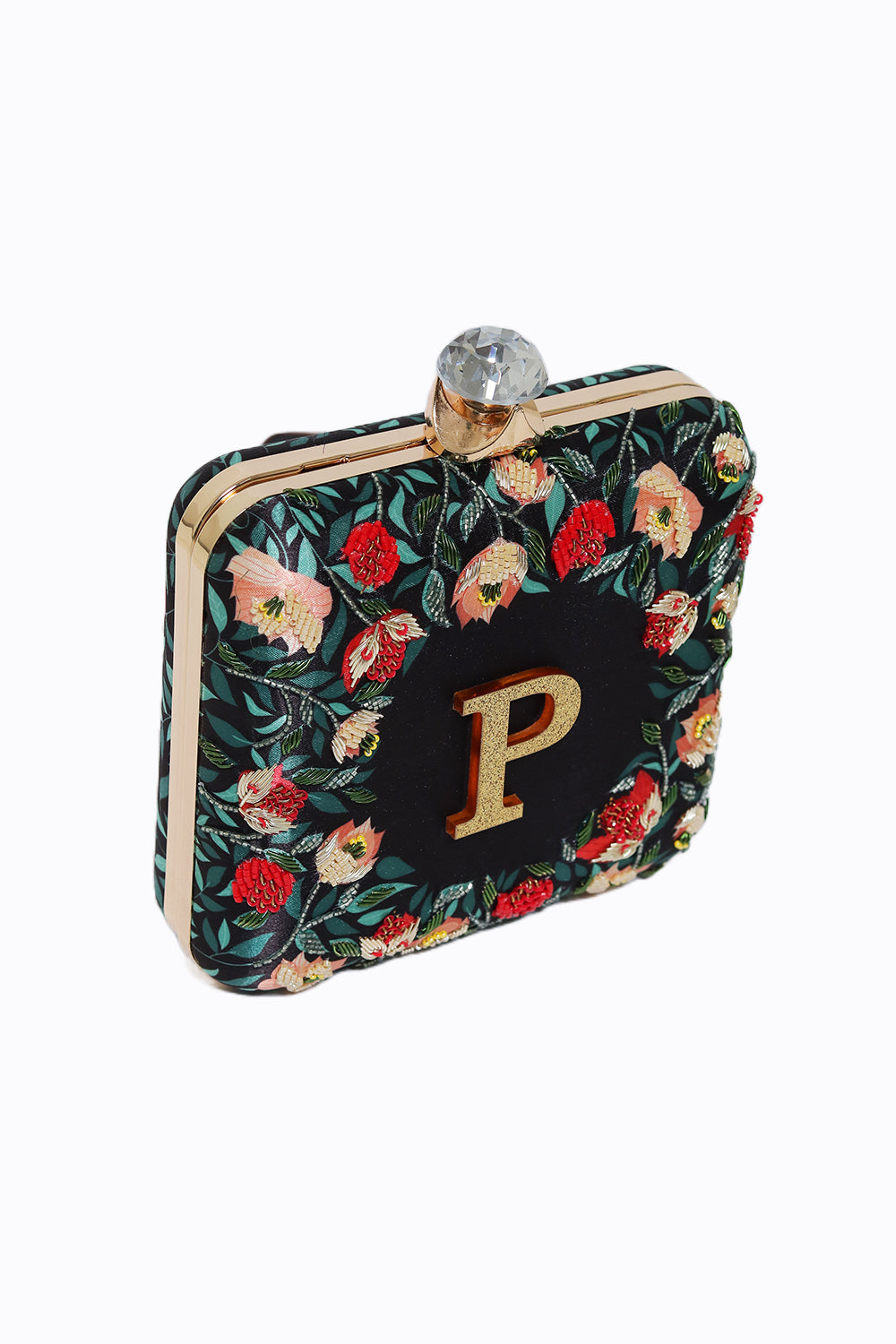 Nidhi_Rathi_Brown_Green_Embellished_Embroidered_Box_Clutch