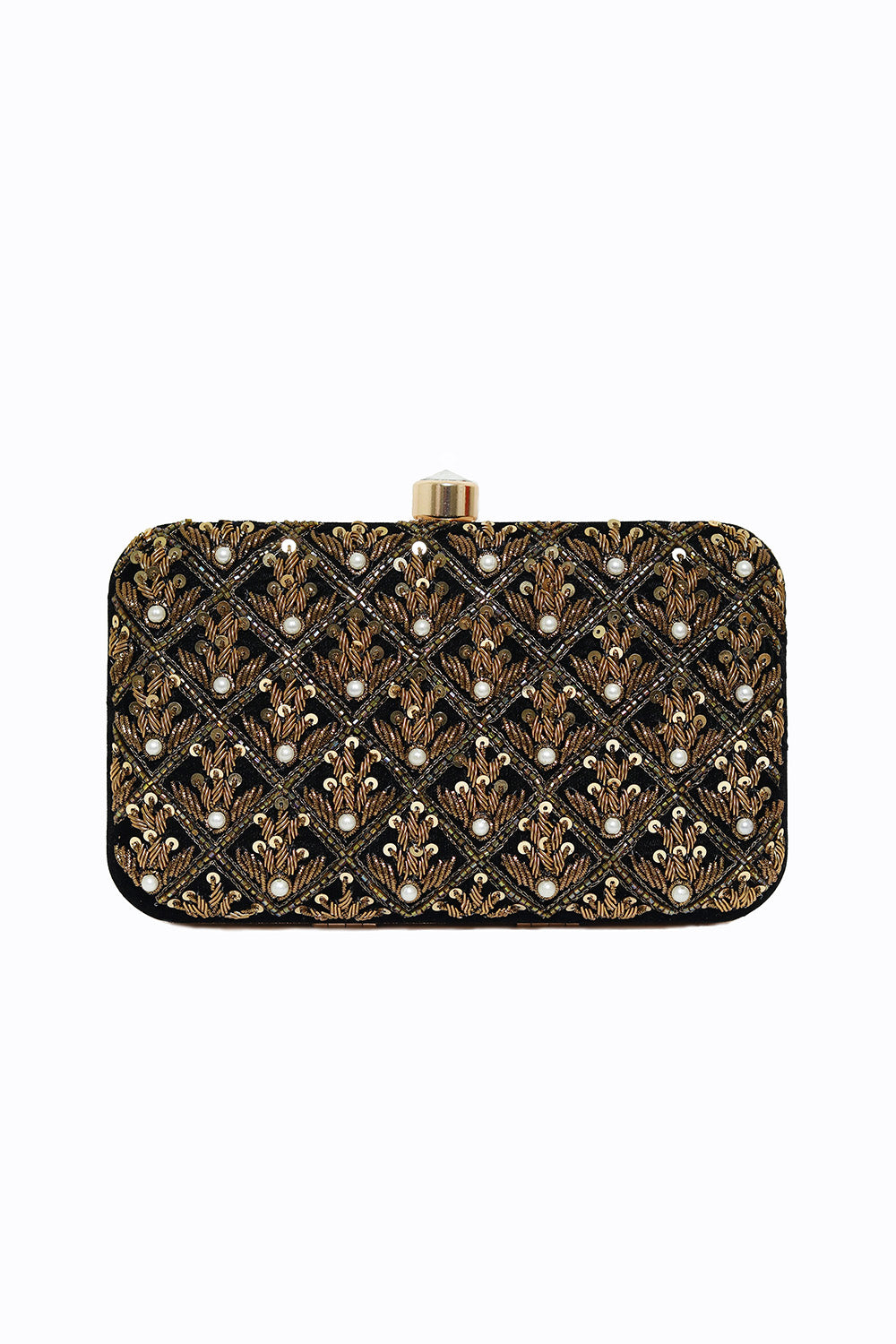 Nidhi_Rathi_Women_Black_Gold_Embroidered_Box_Clutch
