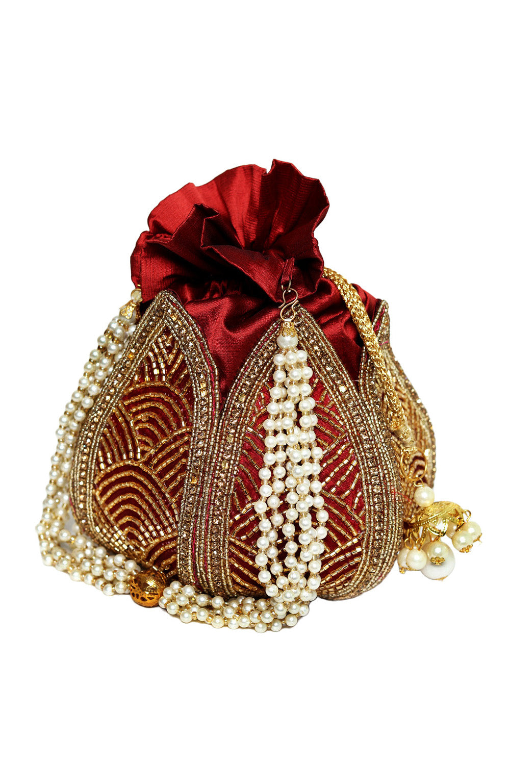 Women_Maroon_Gold-Toned_Embroidered_Potli_Clutch_nidhi_rathi