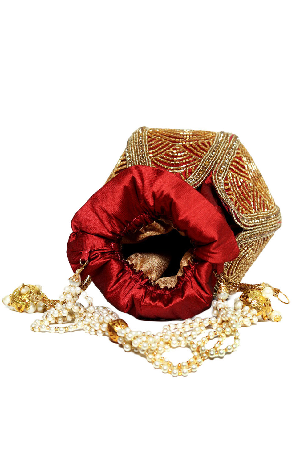 Women_Maroon_Gold-Toned_Embroidered_Potli_Clutch_nidhi_rathi