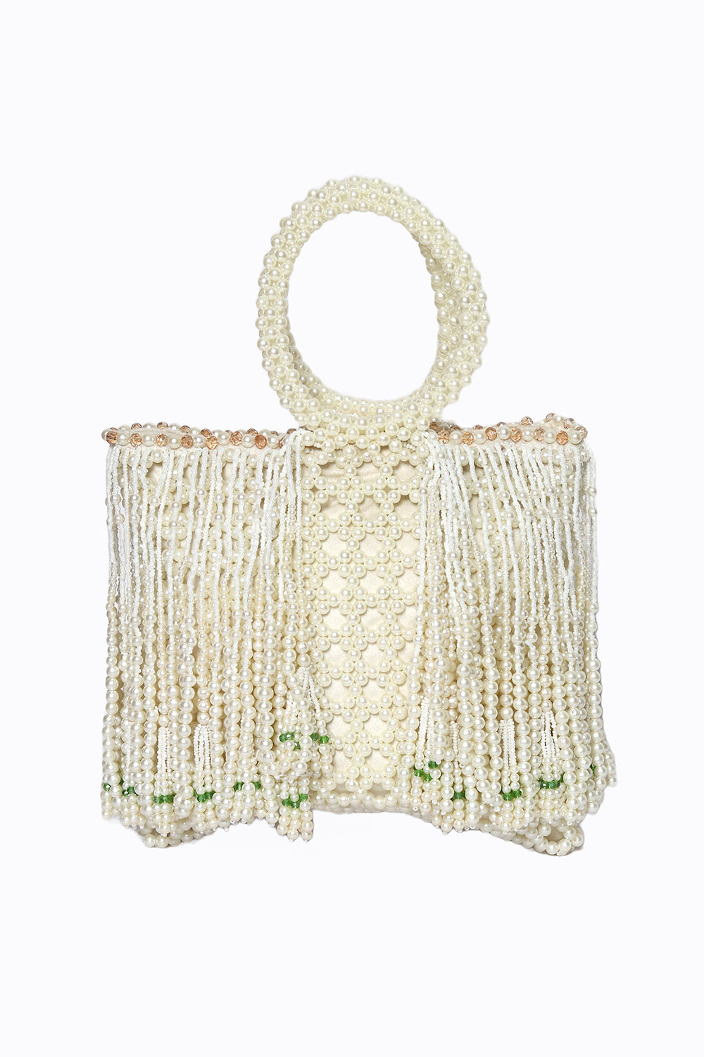 White_Green_Embroidered_Tasselled_Potli_Clutch_nidhi_rathi