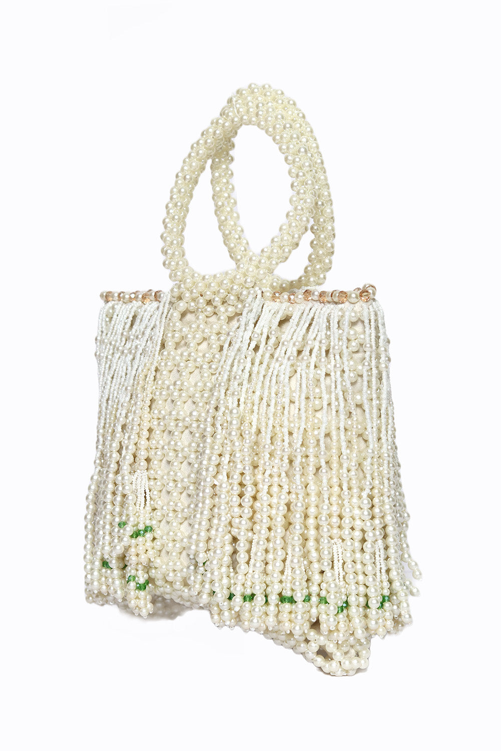 White_Green_Embroidered_Tasselled_Potli_Clutch_nidhi_rathi