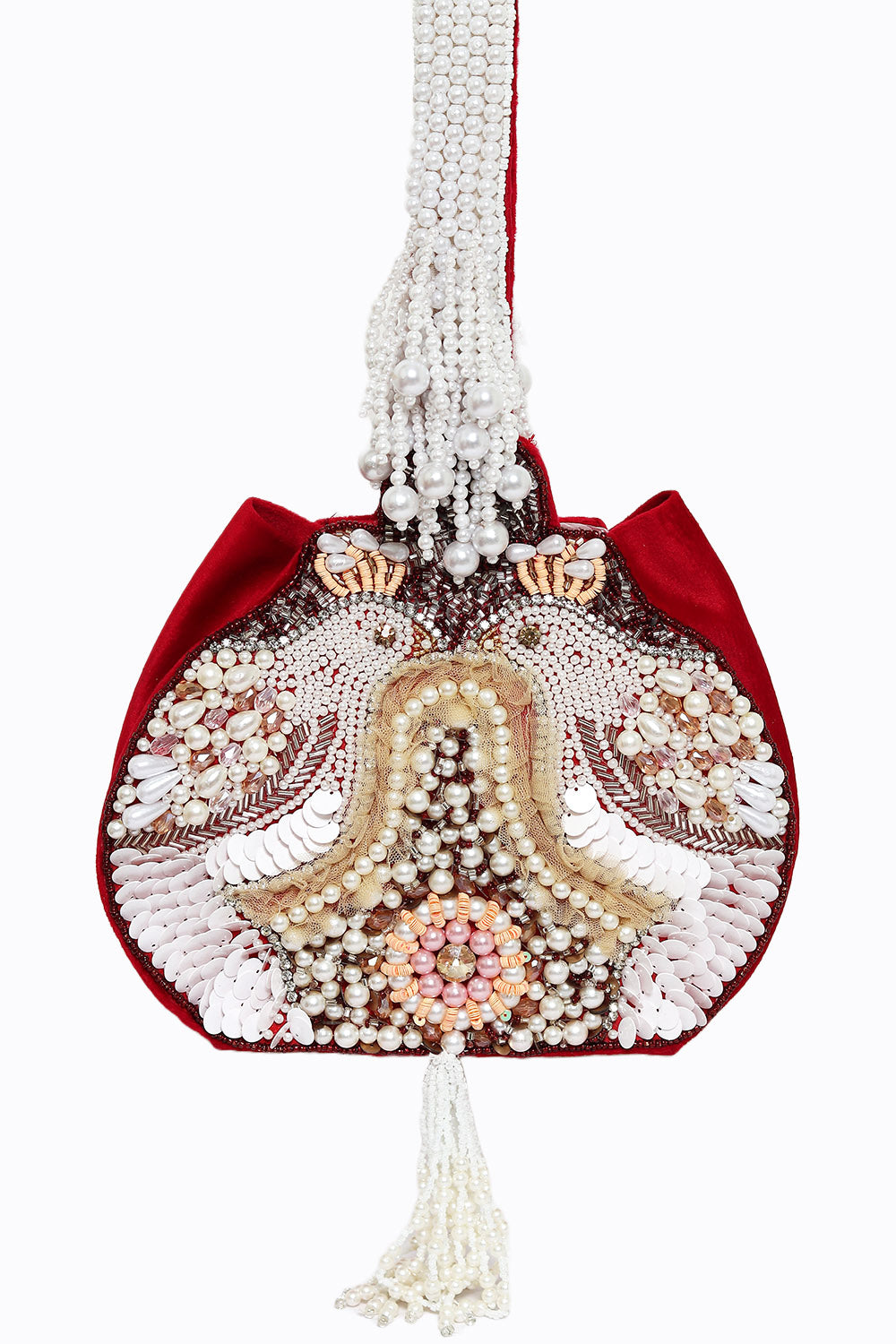Maroon_Off_White_Embroidered_Embroidered_Potli_Clutch_nidhi_rathi