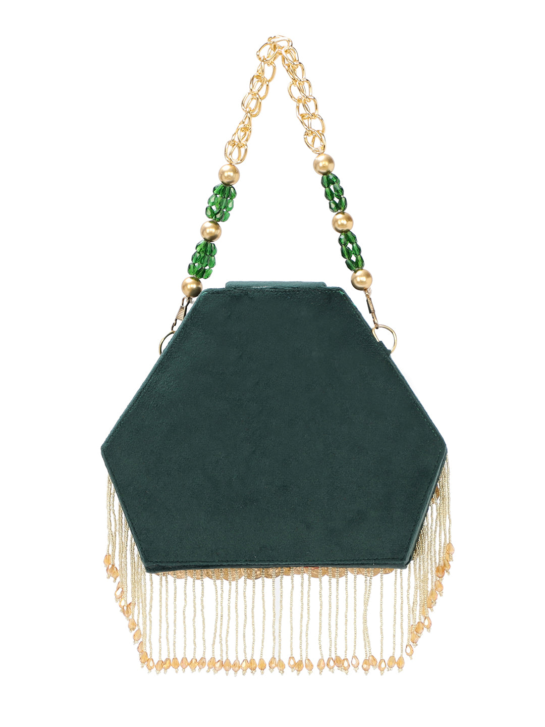 NR By Nidhi Rathi Embroidered Box Clutch