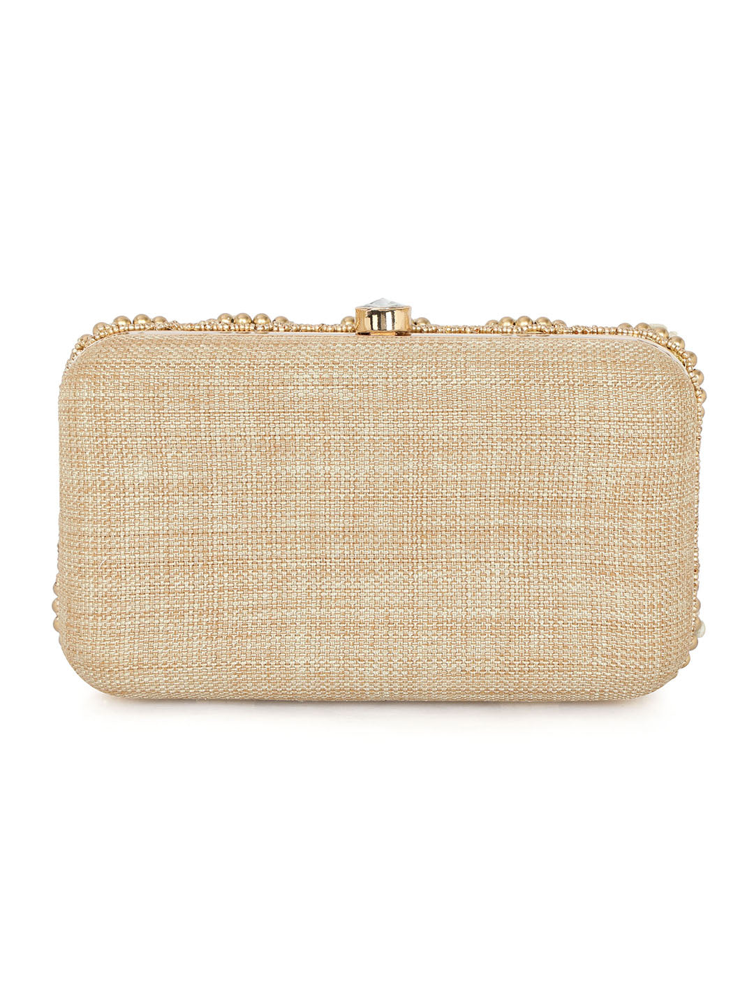Cream Embroidered Party Box