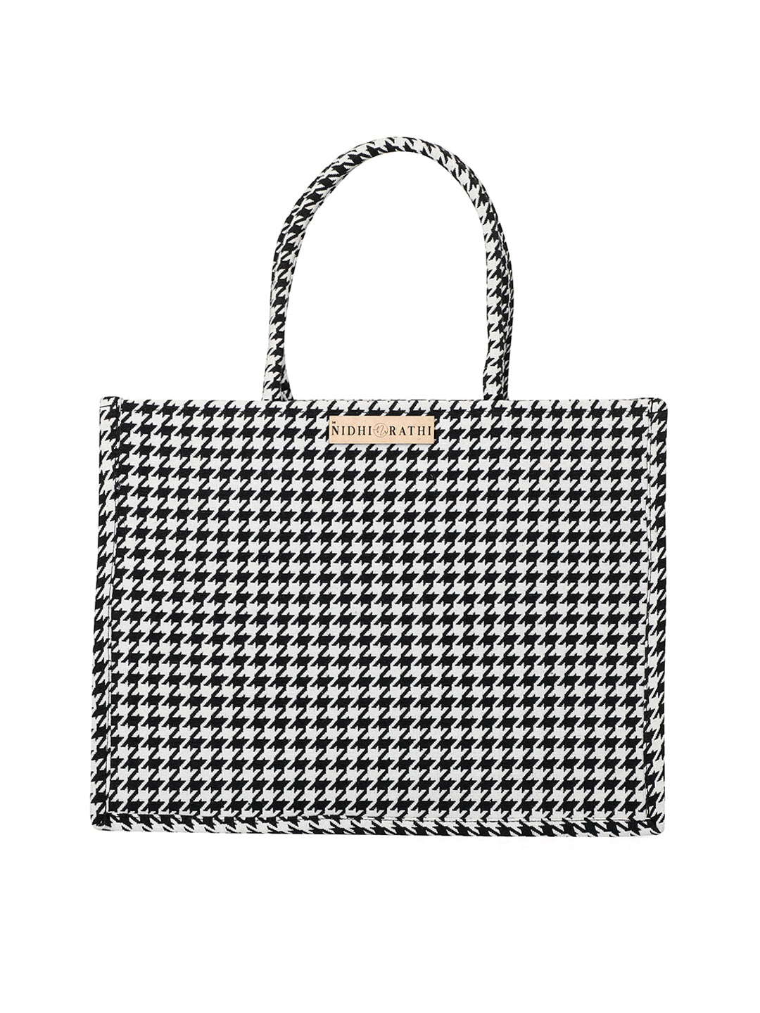 Nidhi_Rathi_Geometric_Printed_Structured_Handheld_Bag
