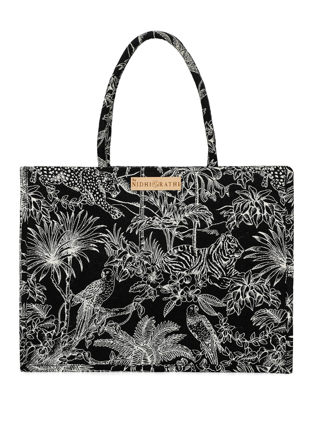 Nidhi_Rathi_Floral_Printed_Structured_Tote_Bag