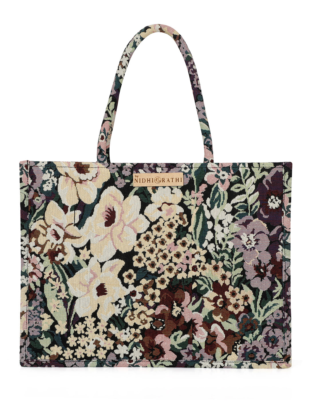 Nidhi_Rathi_Floral_Printed_Structured_Handheld_Bag