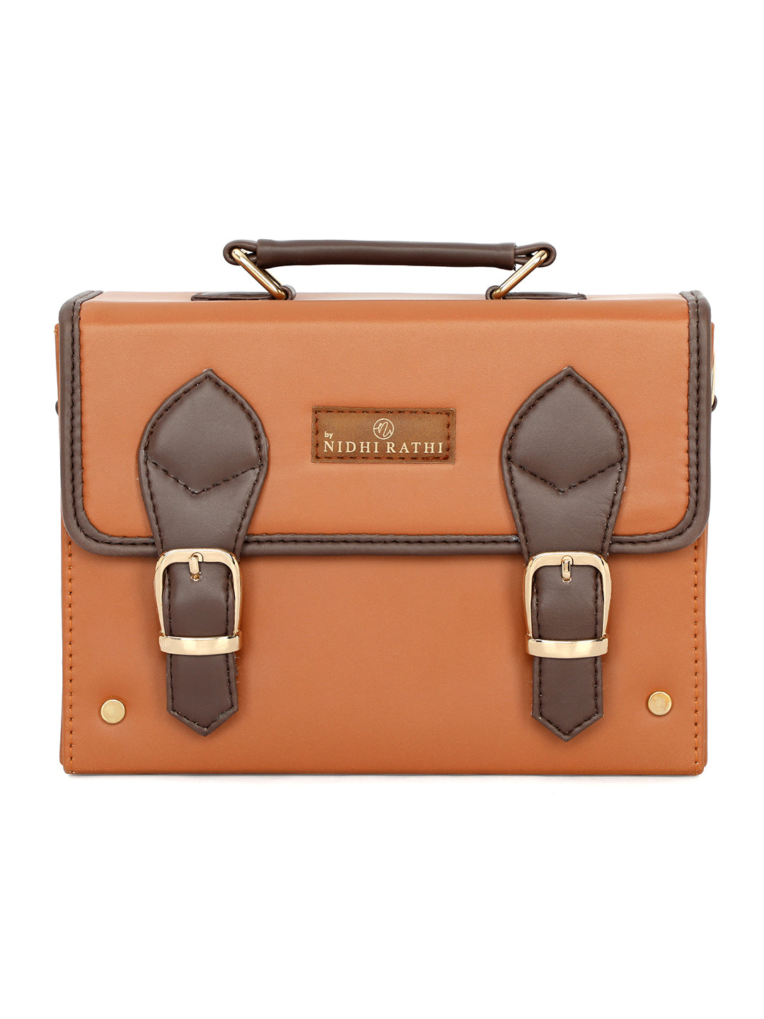 Tan_Solid_Casual_Handheld_Bag_Nidhi_Rathi