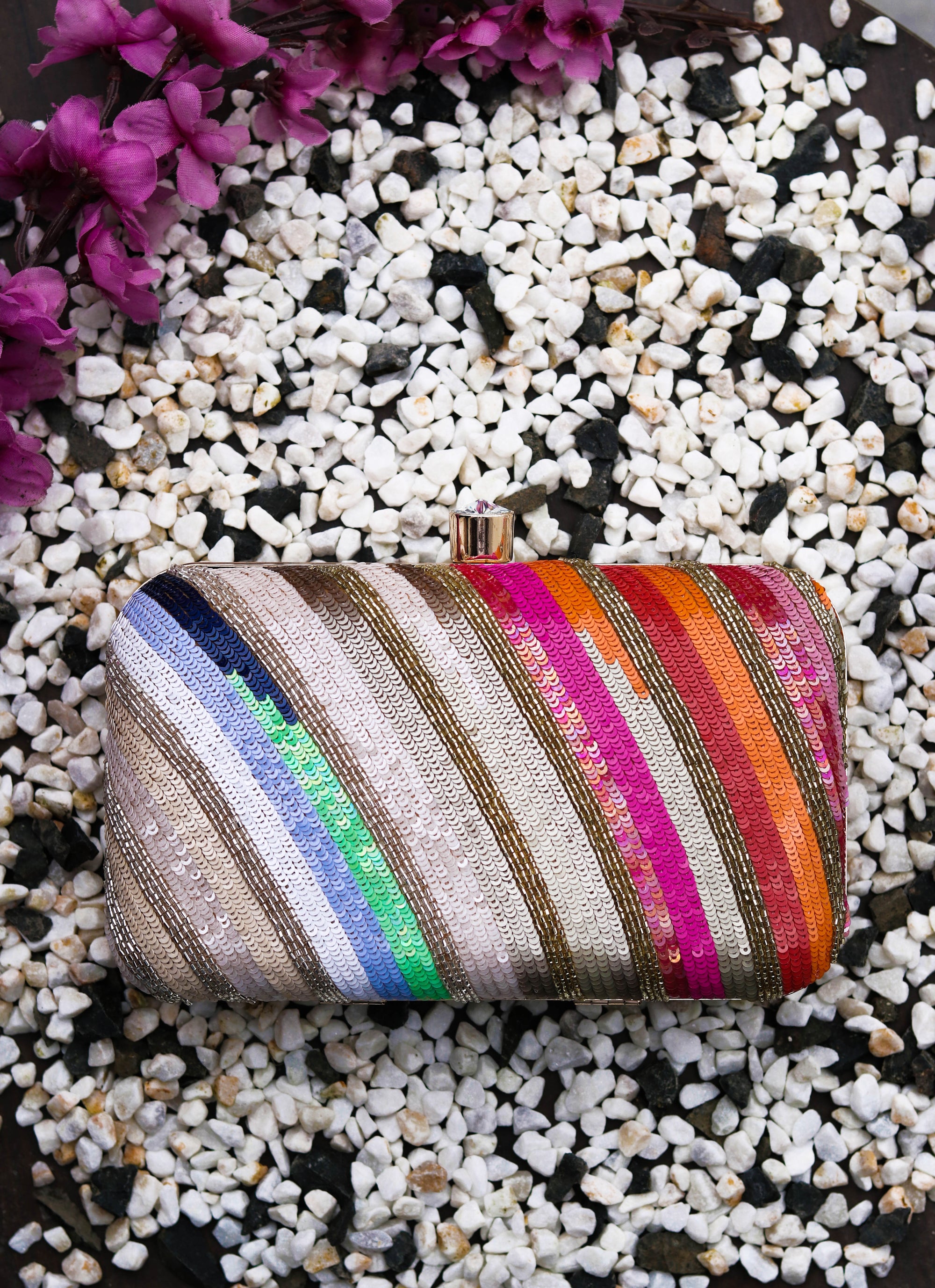 Nidhi_Rathi_Women_Gunmetal-Toned_Pink_Embroidered_Embellished_Box_Clutch