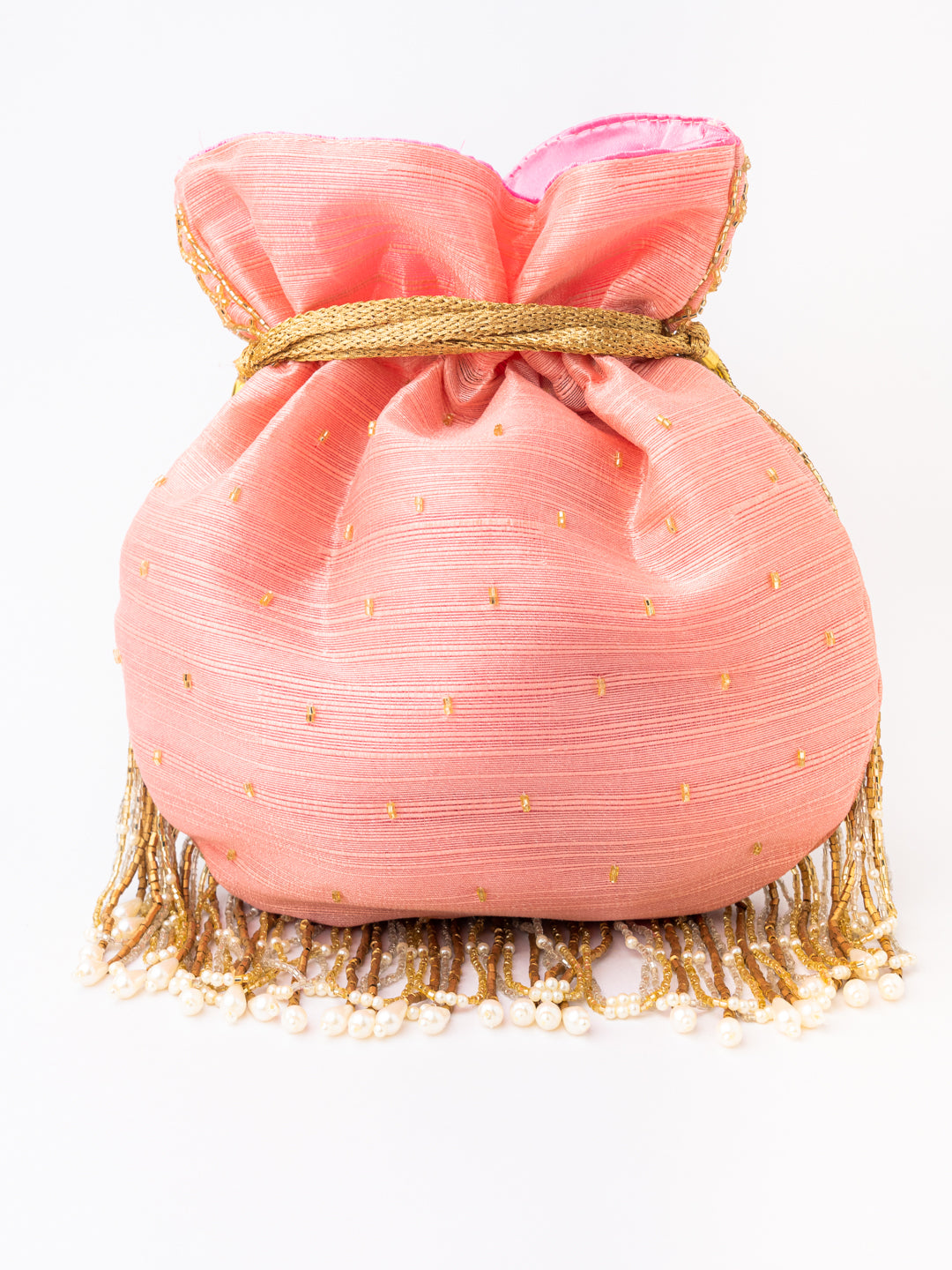 Rose_Gold-Toned_Embroidered_Quilted_Potli_Clutch_nidhi_rathi