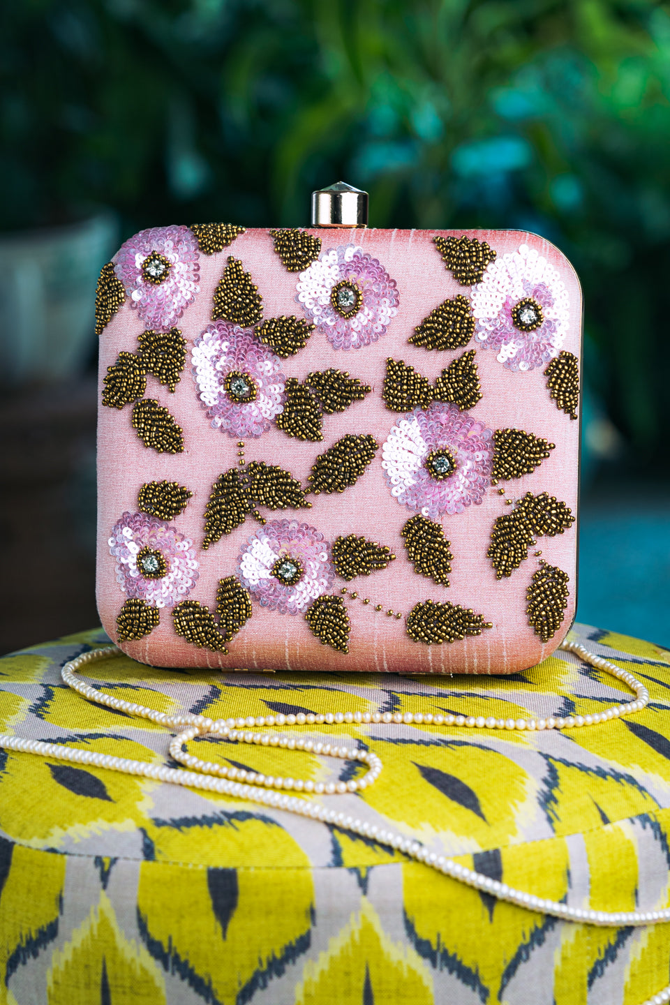 Nidhi_Rathi_Rose_Gold-Toned_Embroidered_Box_Clutch