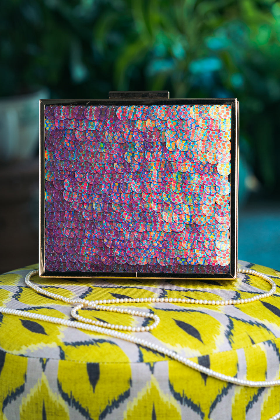 Purple_&_Black_Embroidered_Box_Clutch_Nidhi_Rathi