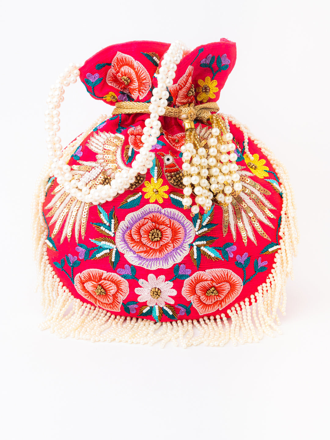 Pink_Purple_Embroidered_Potli_Clutch_nidhi_rathi