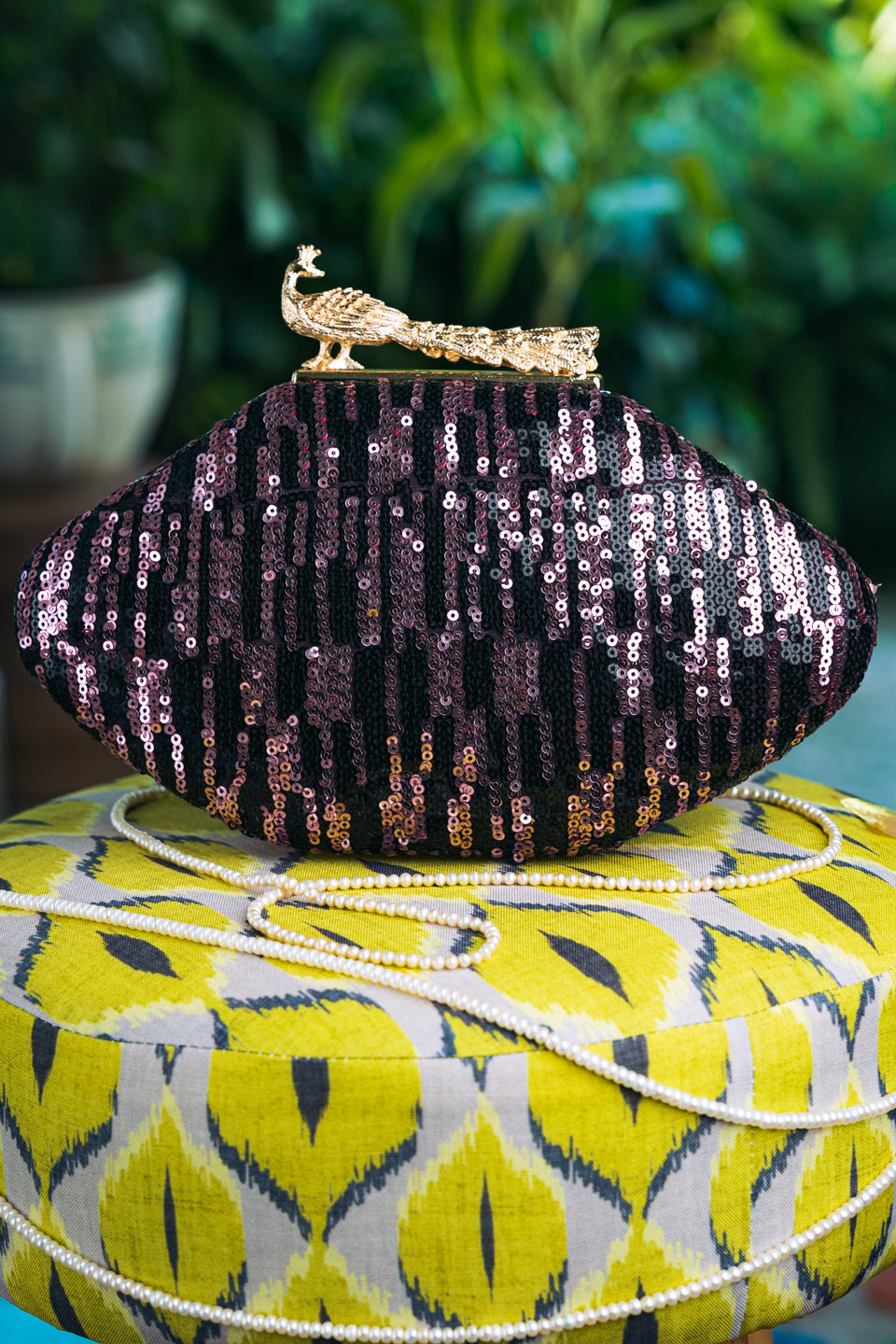 Nidhi_Rathi_Black_Pink_Embellished_Box_Clutch