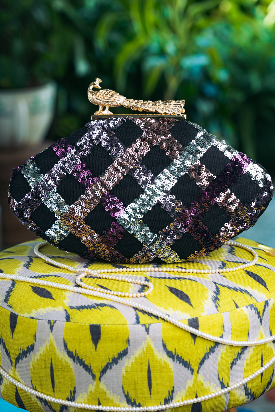 Nidhi_Rathi_Blue_Black_Embellished_Box_Clutch