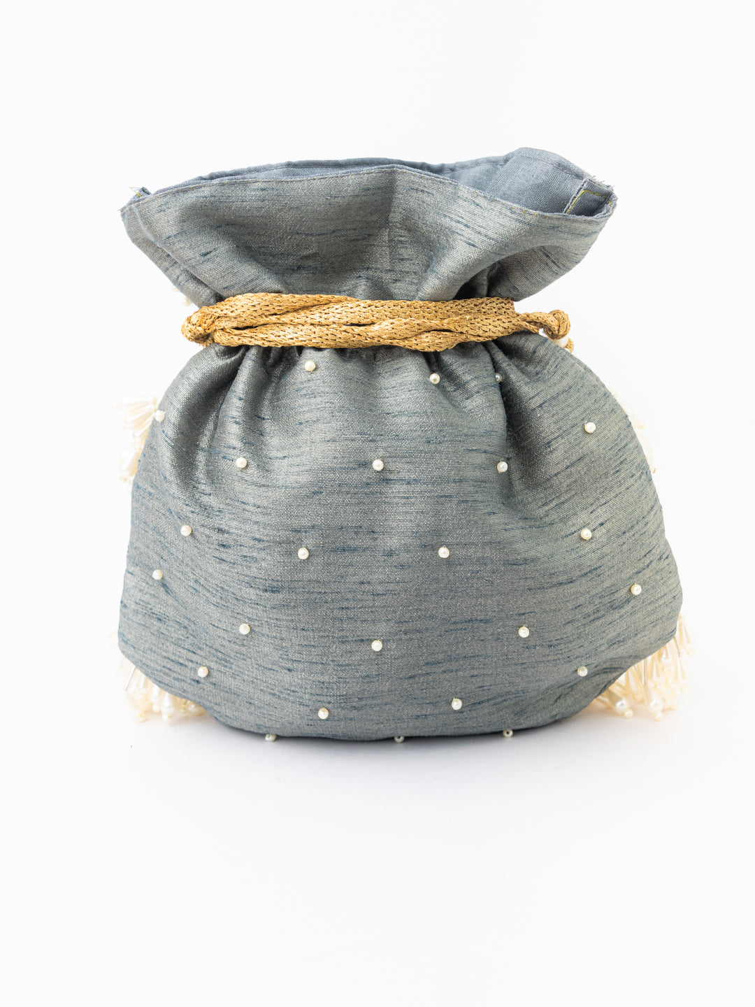 Grey_White_Embroidered_Potli_Clutch_nidhi_rathi