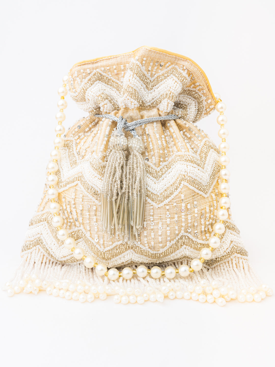 Cream-Coloured_Gold-Toned_Embellished_Potli_Clutch_nidhi_rathi