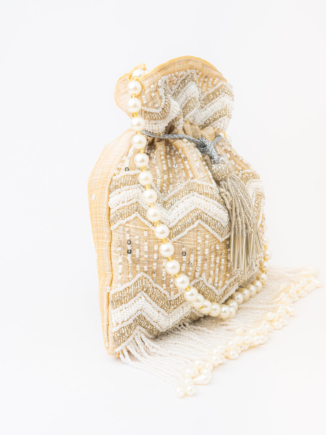 Cream-Coloured_Gold-Toned_Embellished_Potli_Clutch_nidhi_rathi