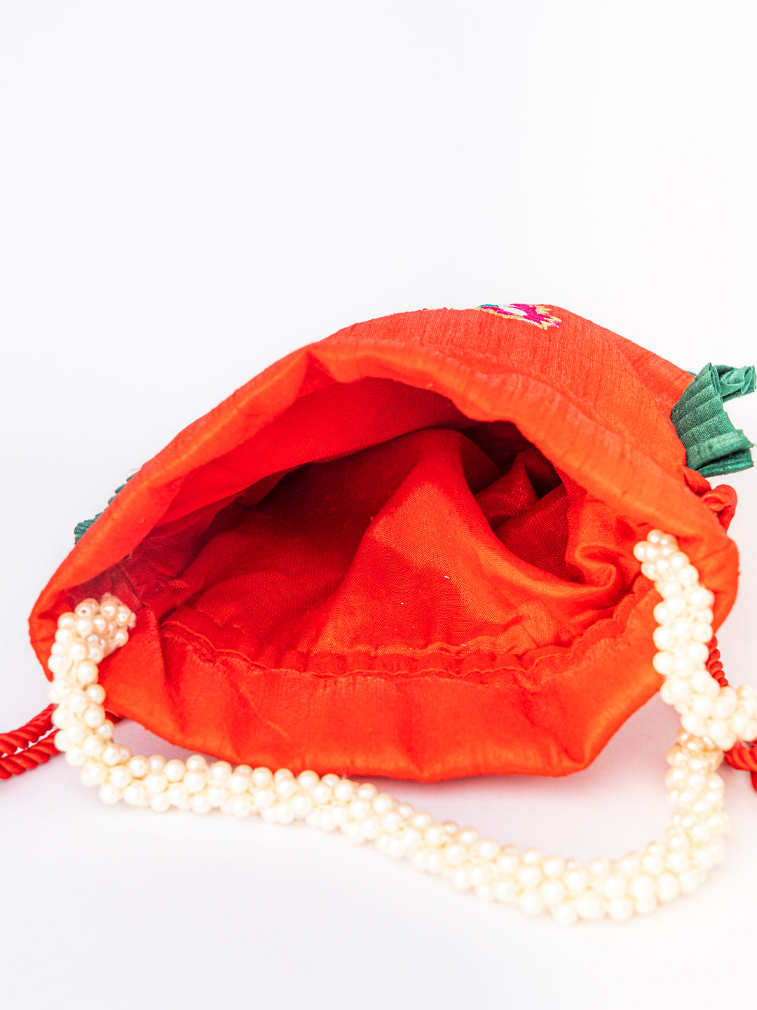 Women_Red_Green_Embroidered_Potli_Clutch_nidhi_rathi