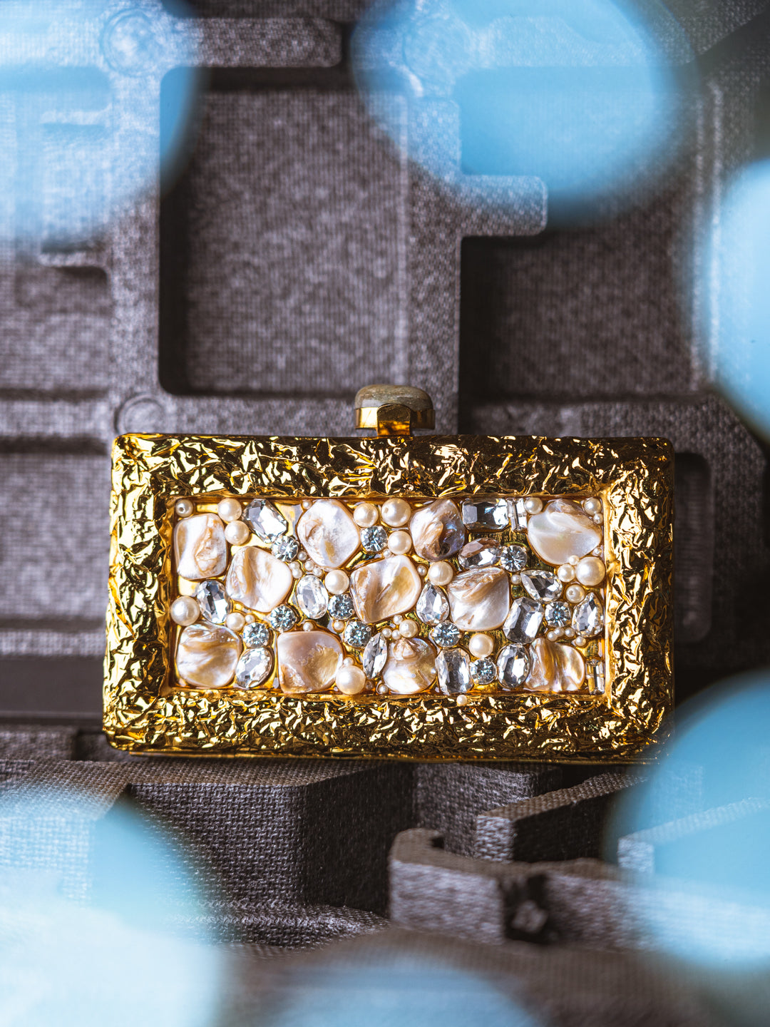 Nidhi_Rathi_Gold-Toned_White_Embellished_Box_Clutch