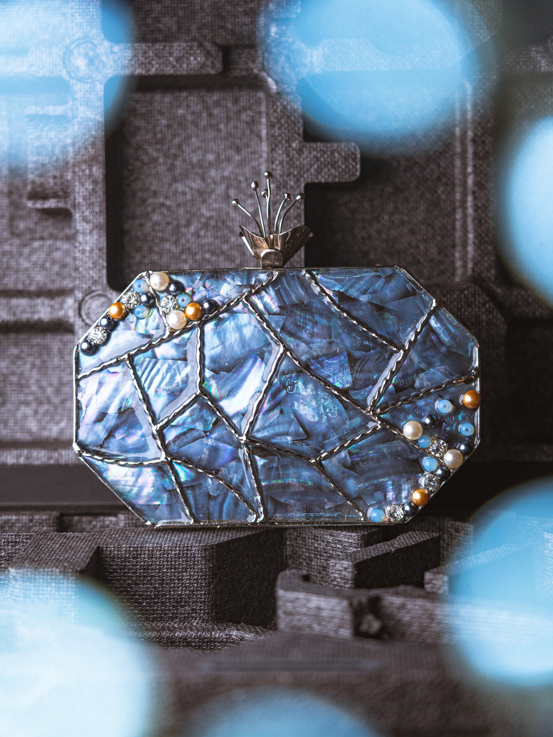 Nidhi_Rathi_Blue_White_Embellished_Box_Clutch