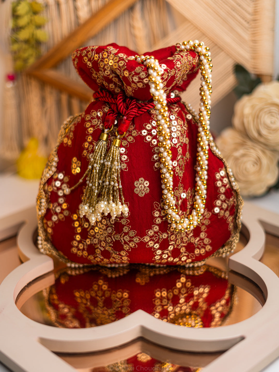 Red_Gold-Toned_Embroidered_Potli_Clutch_nidhi_rathi