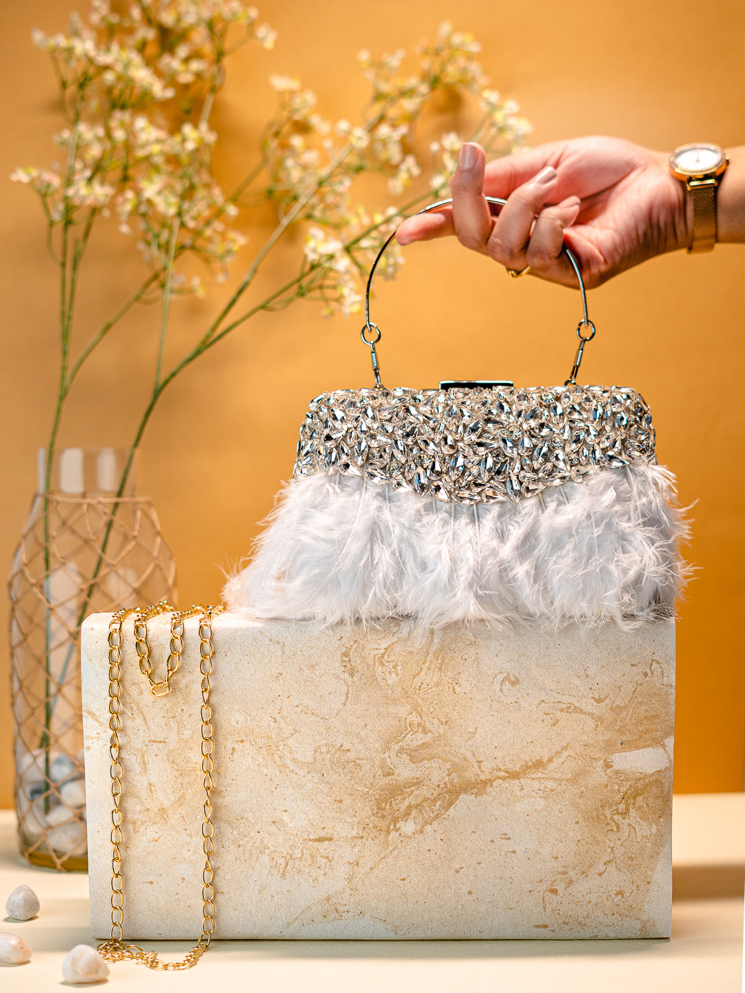 Nidhi_Rathi_Embroidered_Embellished_Feather_Box_Clutch