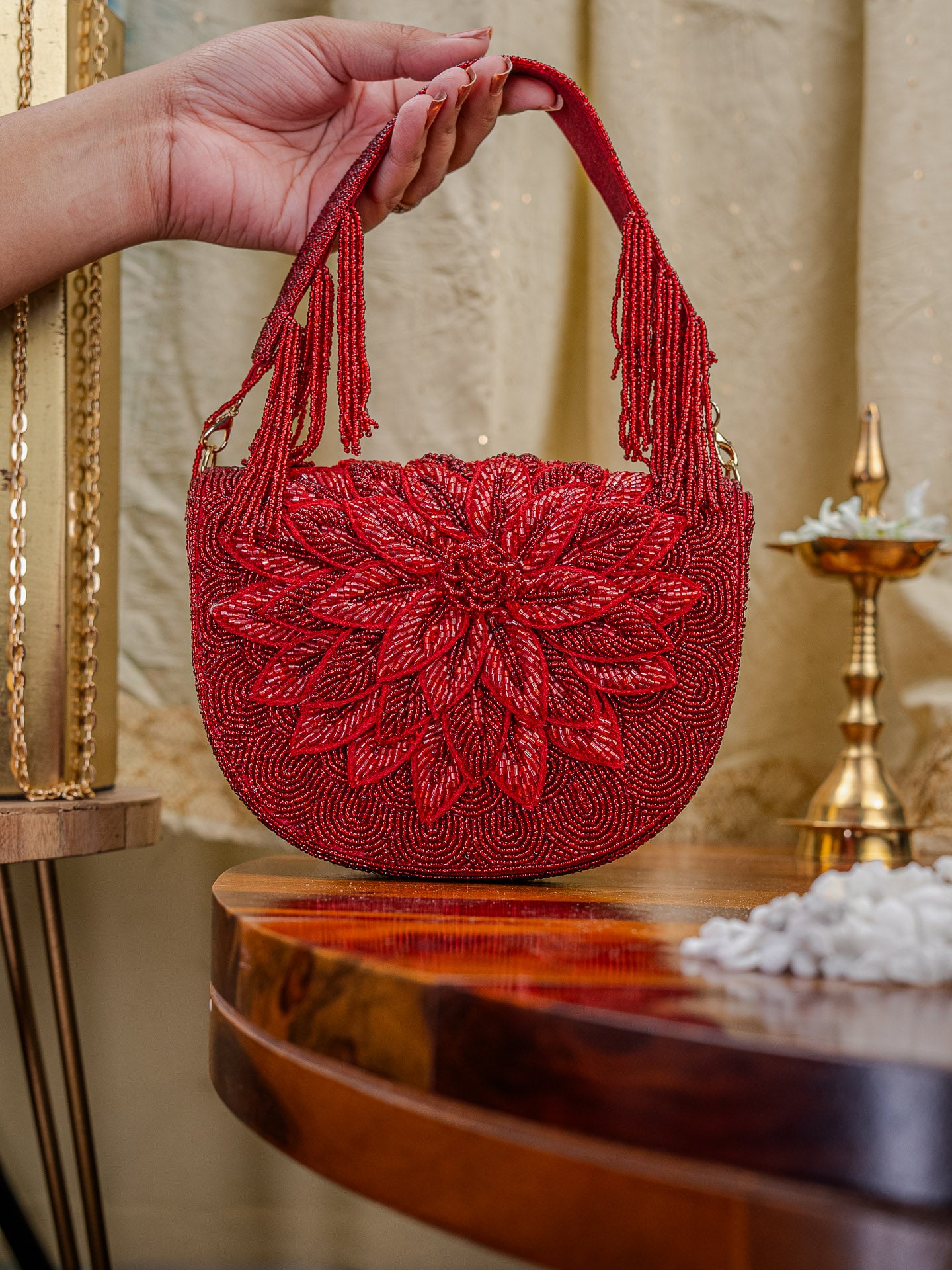 Red_Patch_Work_Embellised_Bag_Nidhi_Rathi