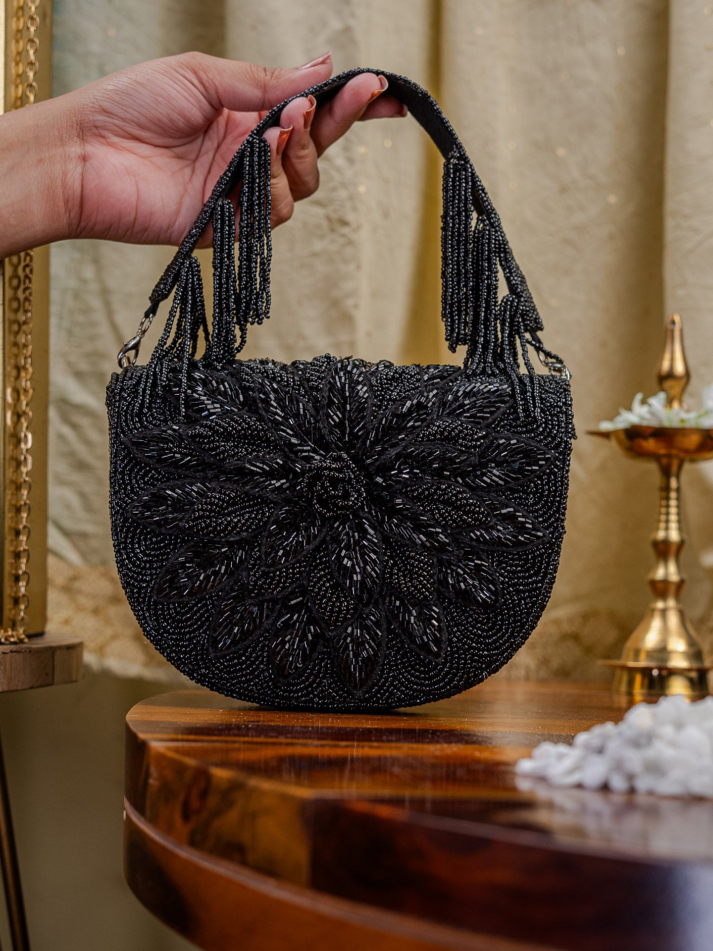 Black_Patch_Work_Embellised_Bag_Nidhi_Rathi