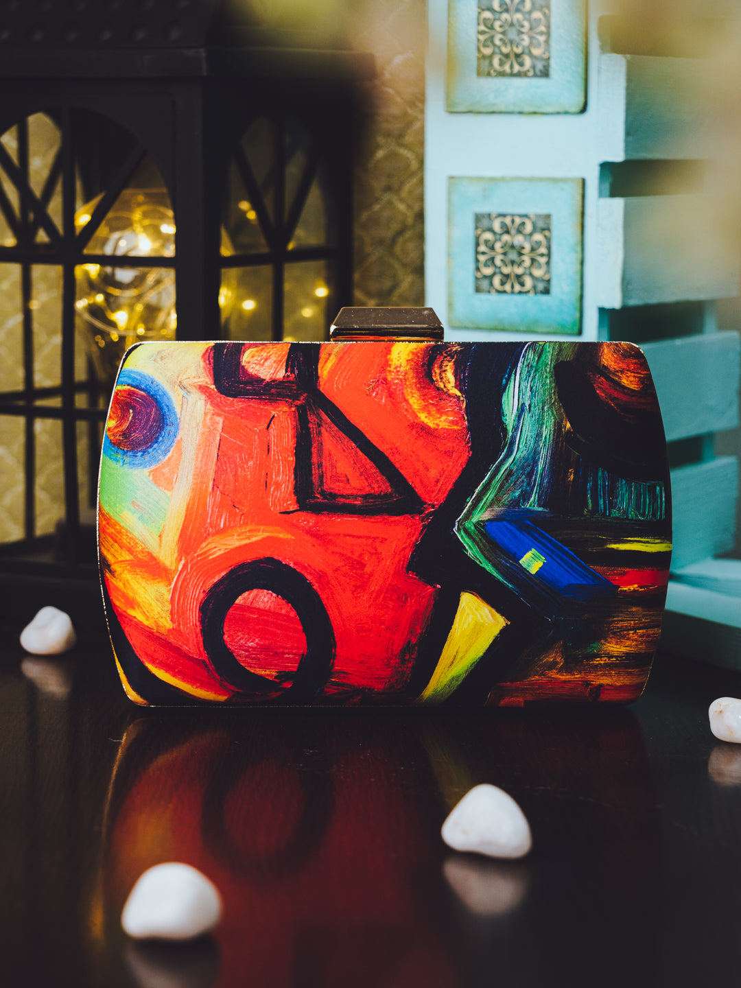Nidhi_Rathi_Red_Orange_Printed_Box_Clutch