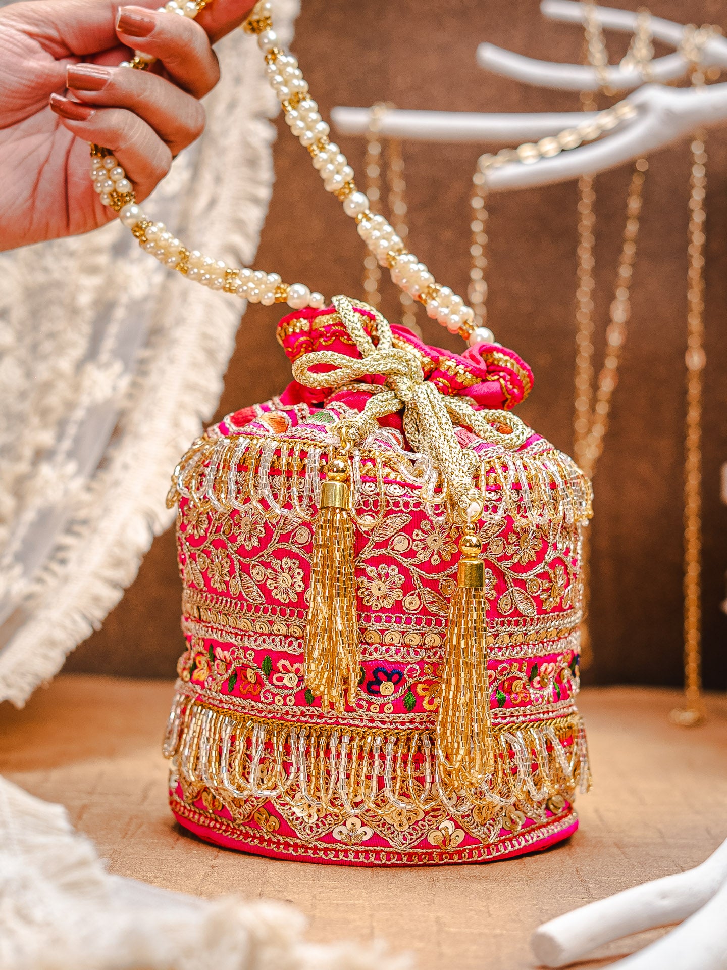 Pink_Round_Potli_Bag_nidhi_rathi