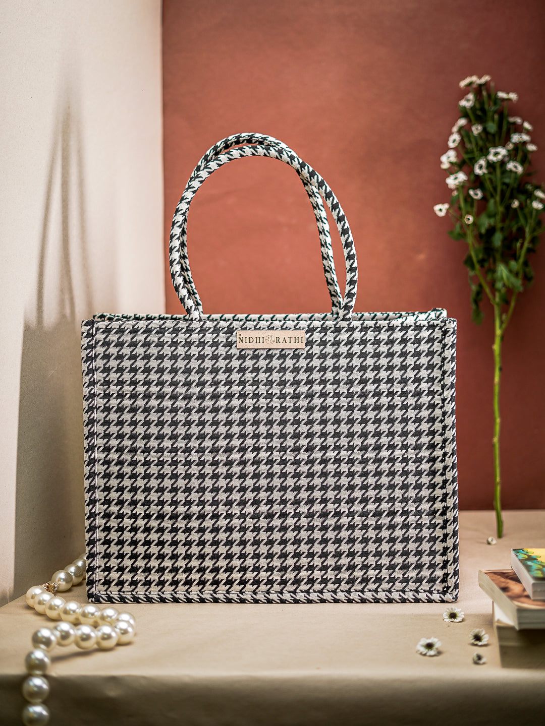 Nidhi_Rathi_Geometric_Printed_Structured_Handheld_Bag