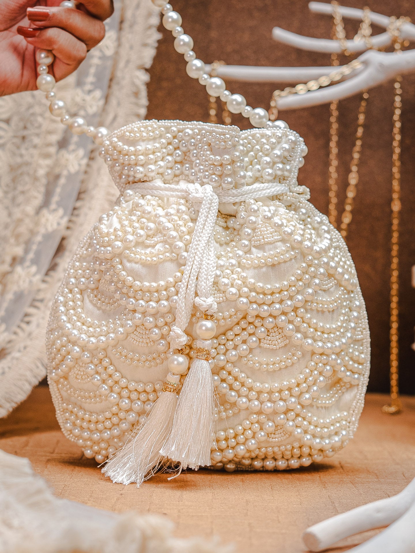White_Pearl_Embellised_Potli_Bag_nidhi_rathi