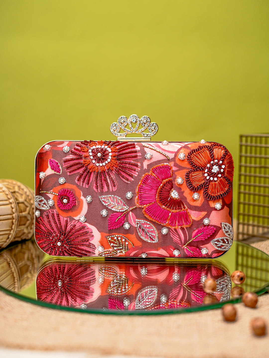 Nidhi_Rathi_Printed_Beads_Embellsihed_Box_Clutch