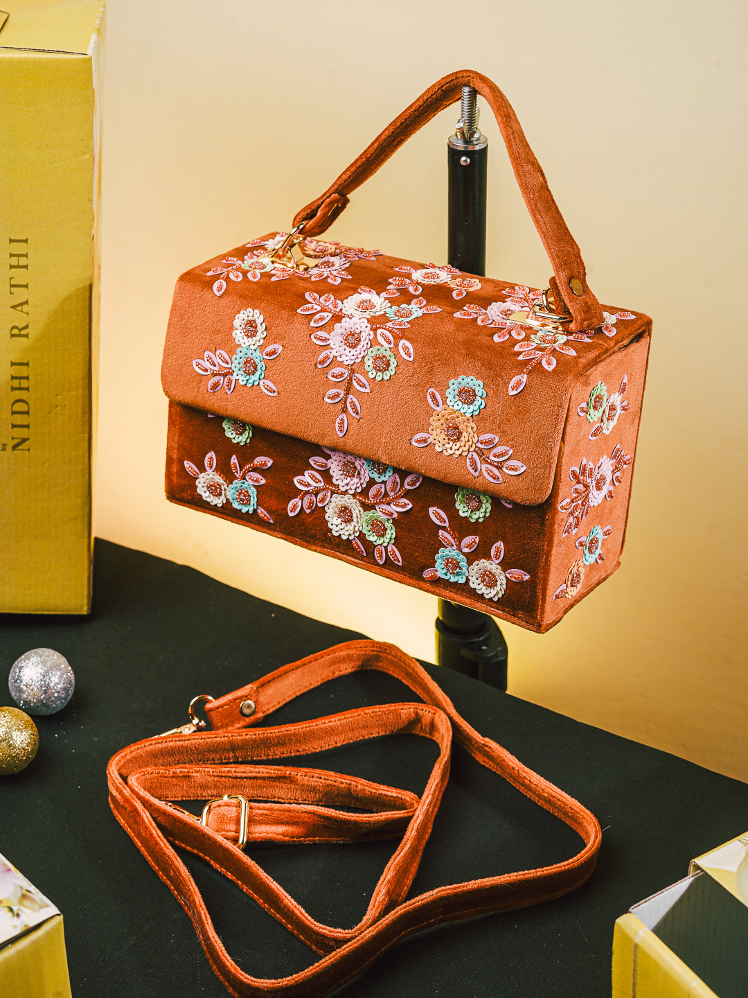 NR_Tan_Mdf_Flap_Bag_Nidhi_Rathi