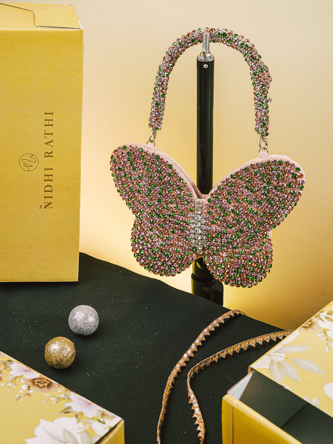 Butterfly_Shape_Studded_Flap_Bag_nidhi_rathi