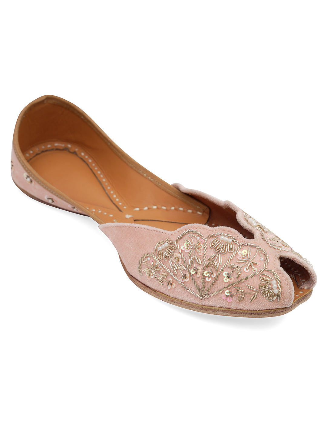 Women Embroidered Mojaris Flats
