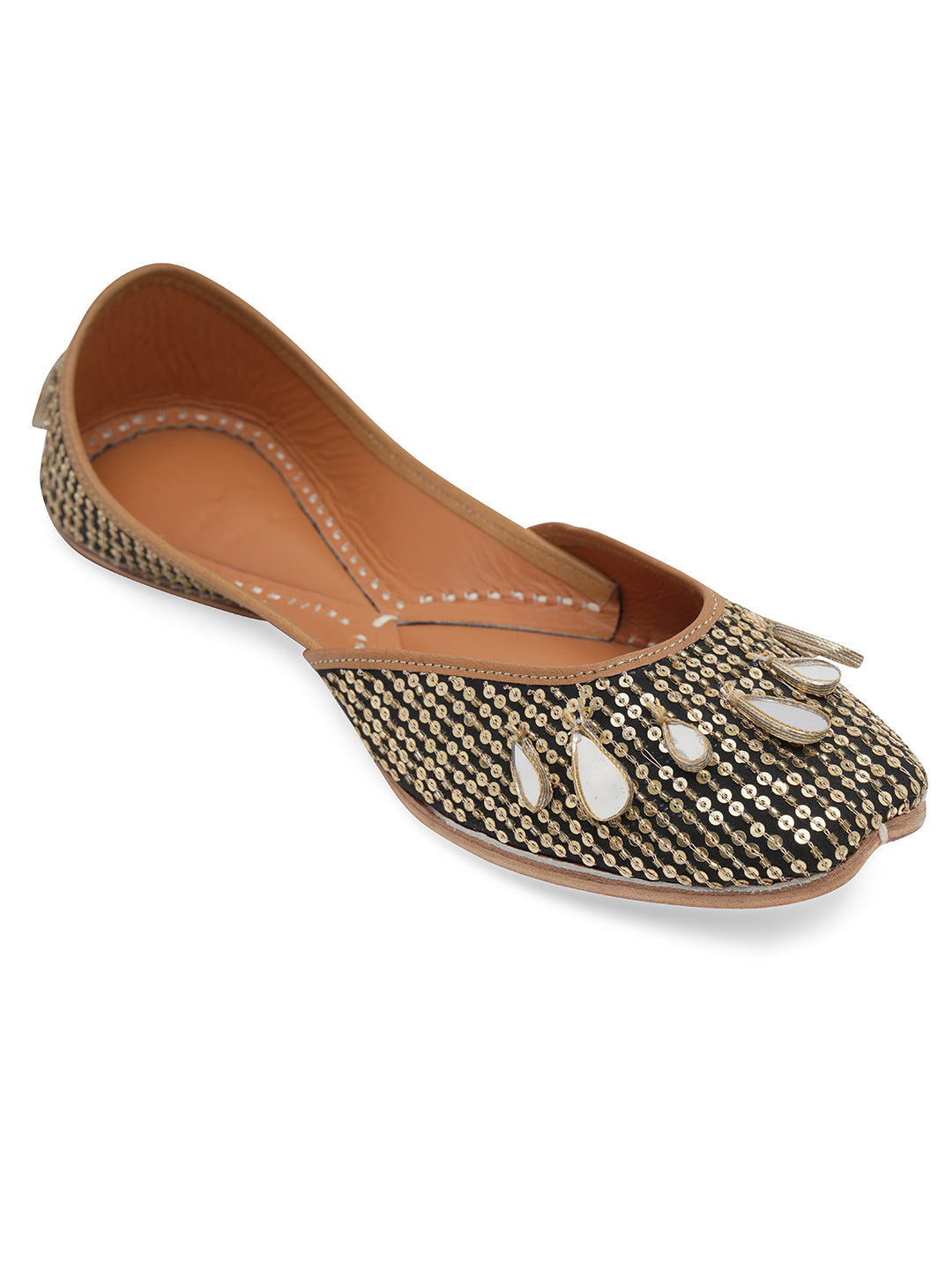 Women embroidered Mojaris Flats