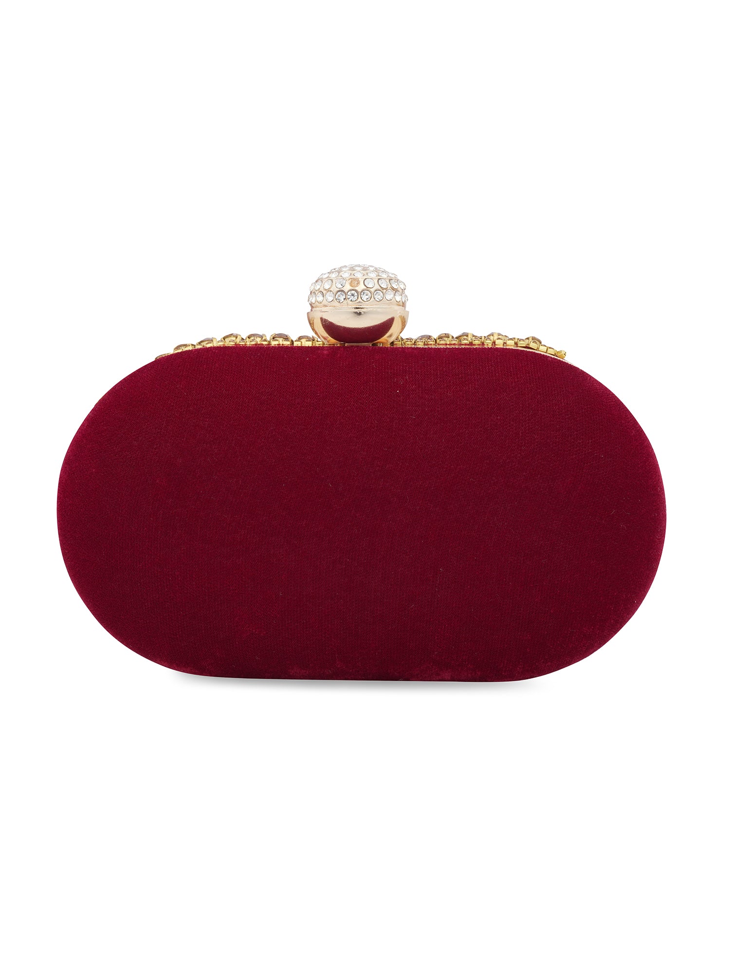 Embroidered Box Clutch