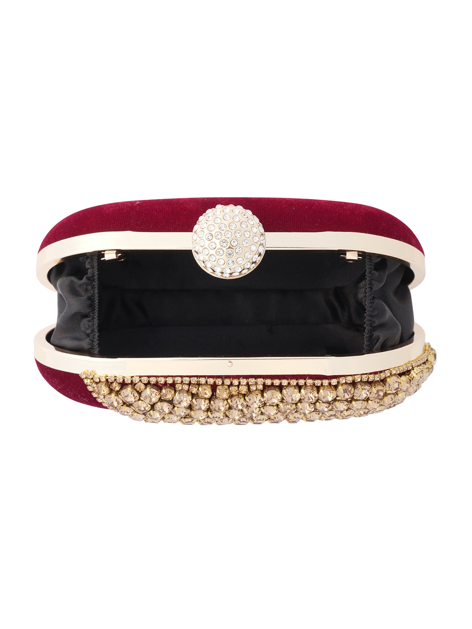 Embroidered Box Clutch