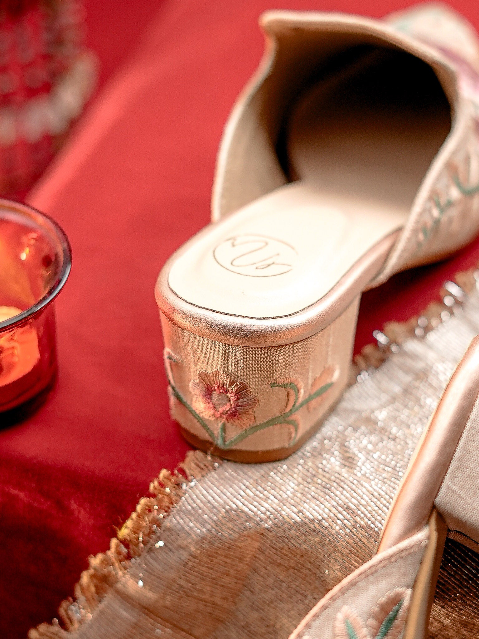 Women Embellished Block Heel Sandals