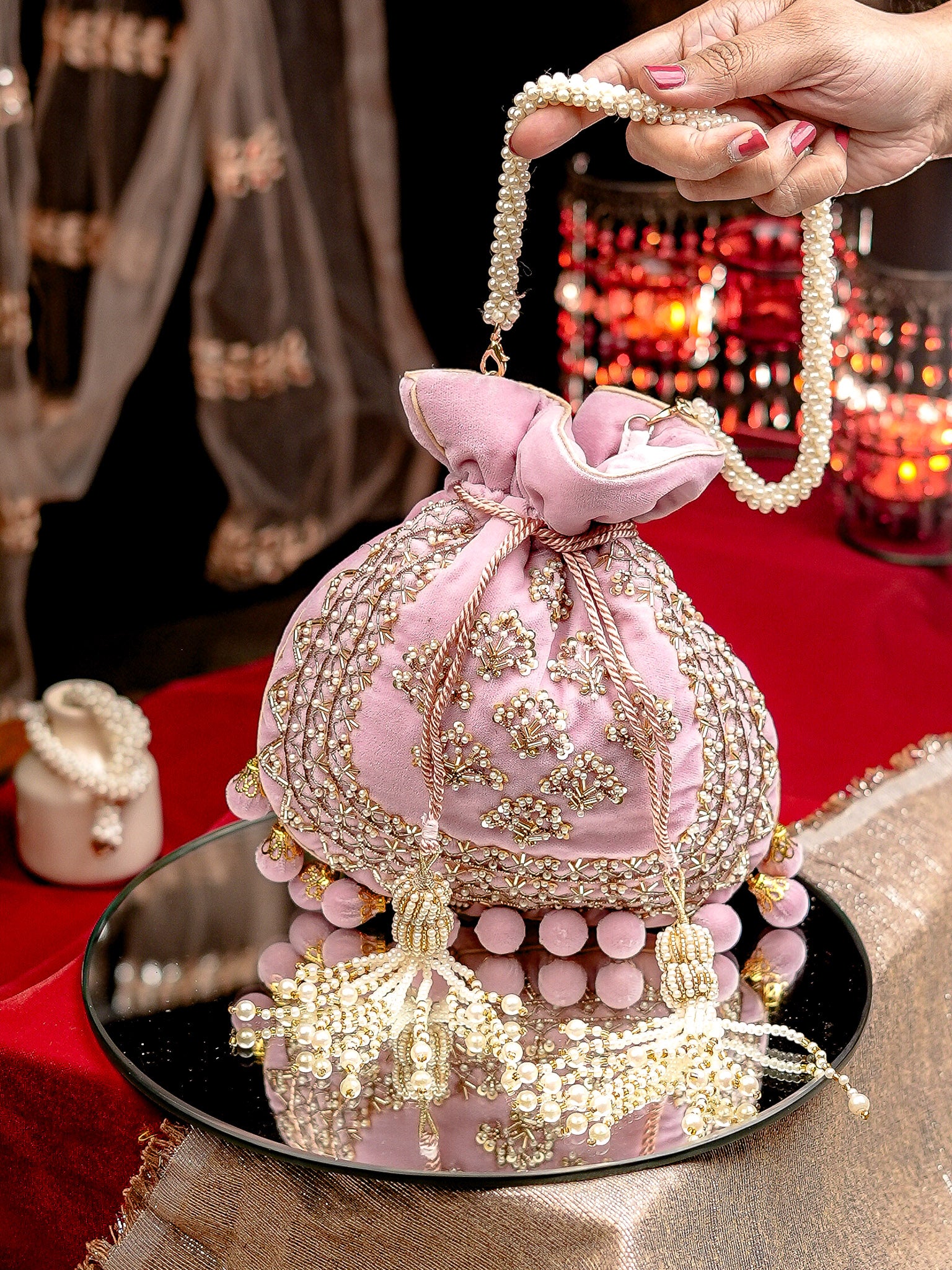 Embellished Potli Clutch