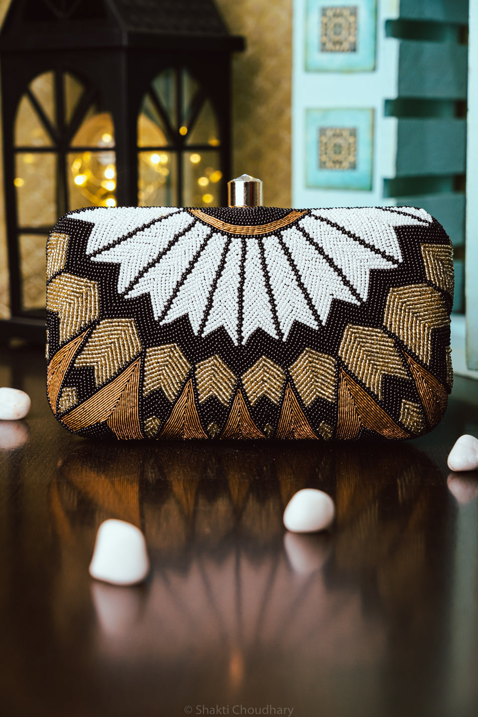 Nidhi_Rathi_Black_White_Hand_Embroidered_Box_Clutch
