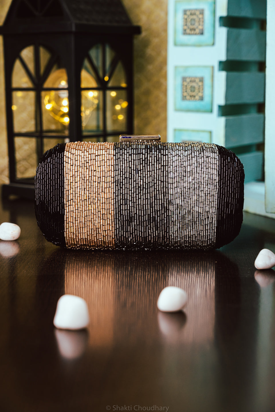 Nidhi_Rathi_Black_Brown_Embellished_Box_Clutch
