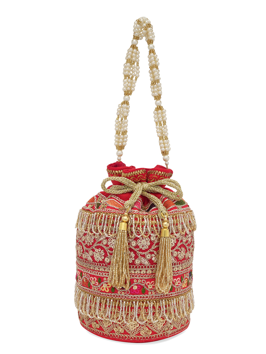 Red_Round_Potli_Bag_nidhi_rathi