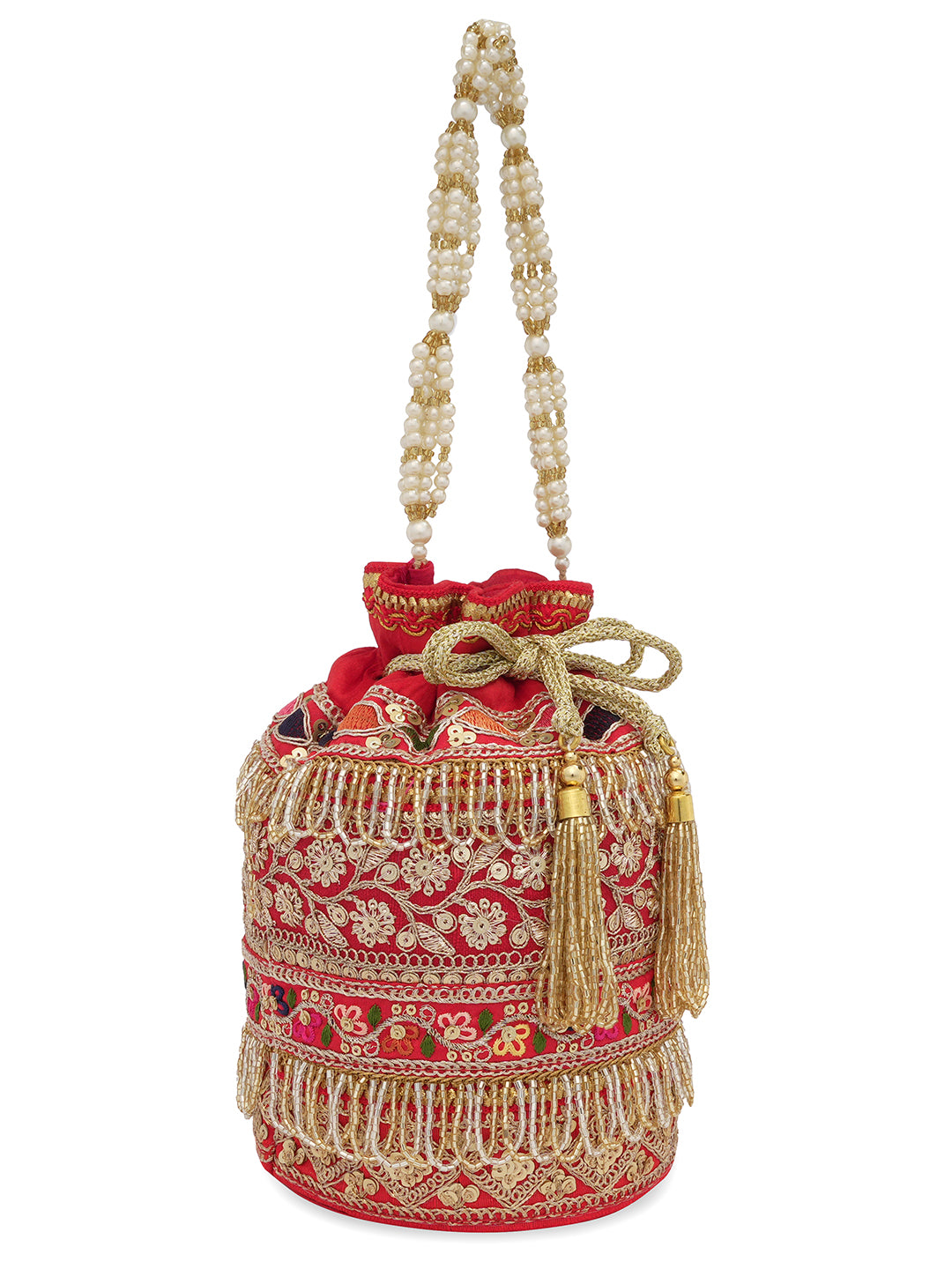 Red_Round_Potli_Bag_nidhi_rathi