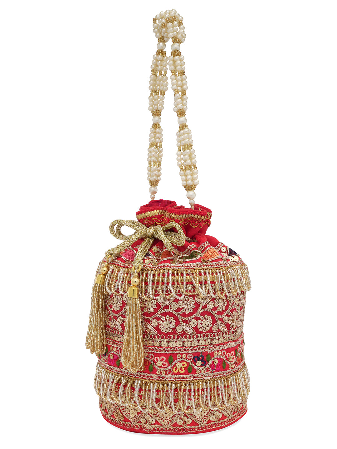 Red_Round_Potli_Bag_nidhi_rathi